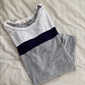 Striped short sleeve tee